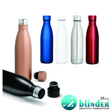 Garrafa em aço inox de parede dupla térmica 500 ML