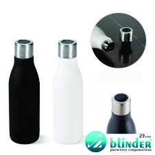 Garrafa em aço inox (90% reciclado) 