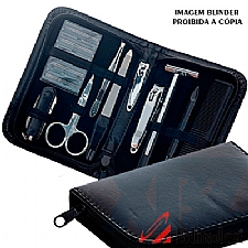 KIT MANICURE MASCULINO COM 10 PEÇAS