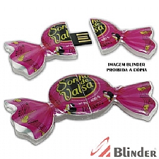 PEN DRIVE FORMATO ESPECIAL C/ CAPACIDADE DE 4GB.