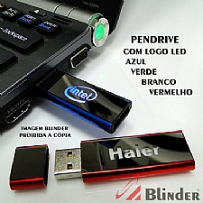 PEN DRIVE COM LOGO LED DE 4GB