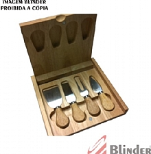 Kit queijo com 05 peças. 