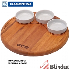 Conjunto para patê com 04 peças.  